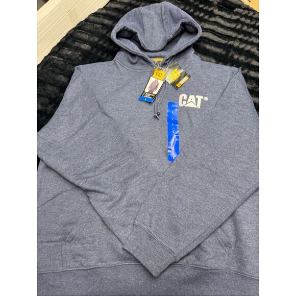 High Quality Blue Caterpillar Men’s XXL Hoodie!  #CAT - Picture 3 of 3